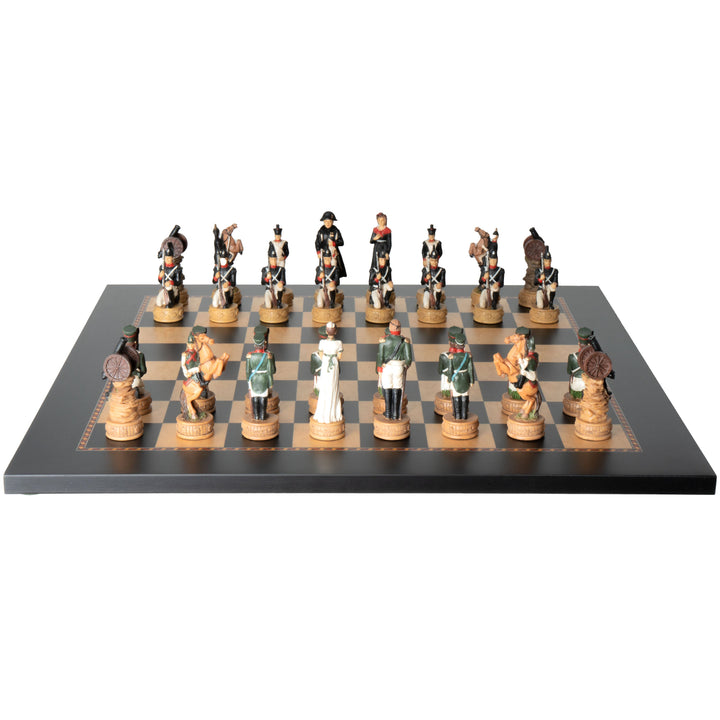 Themenschachspiel Napoleon vs Russen