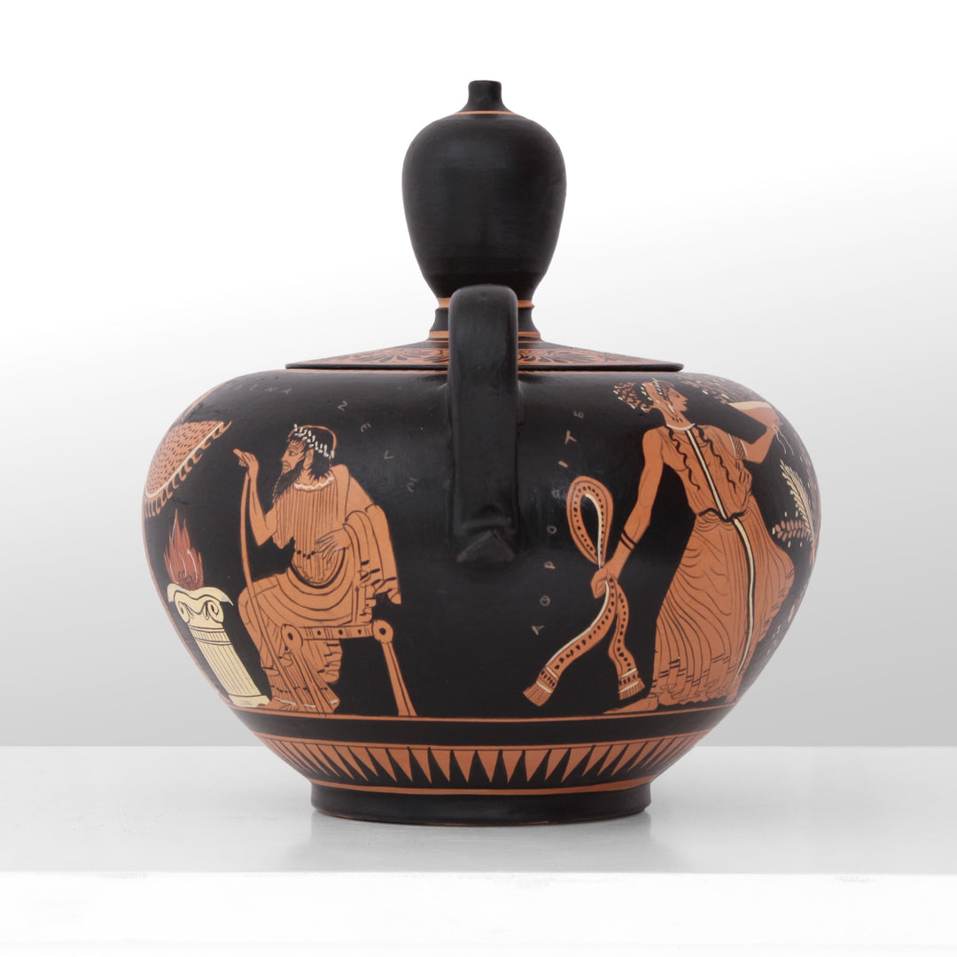 Antike griechische rotfigurige Fontaniera Vase