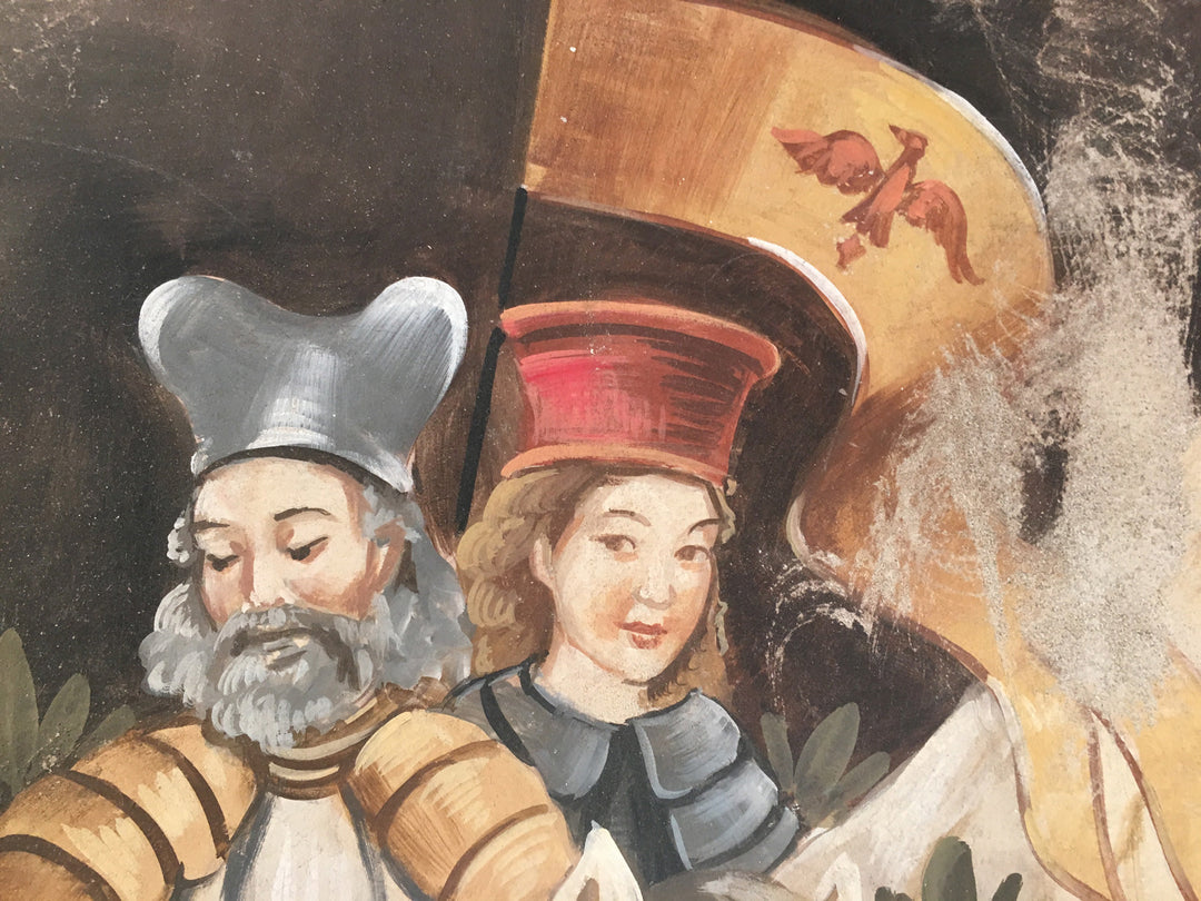 Genuss des Sieges Fresko Gemälde