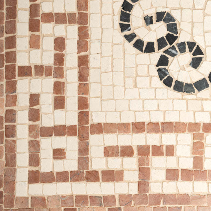 Geometrisches Fries Marmor-Mosaik