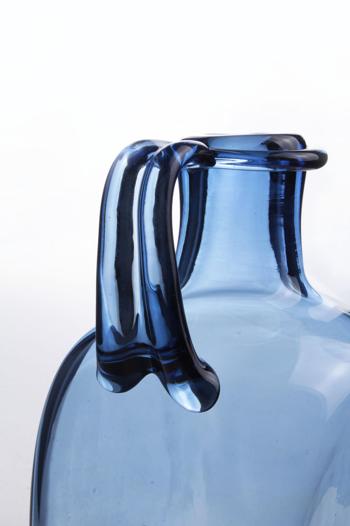 Antike römische Flasche (Blau)