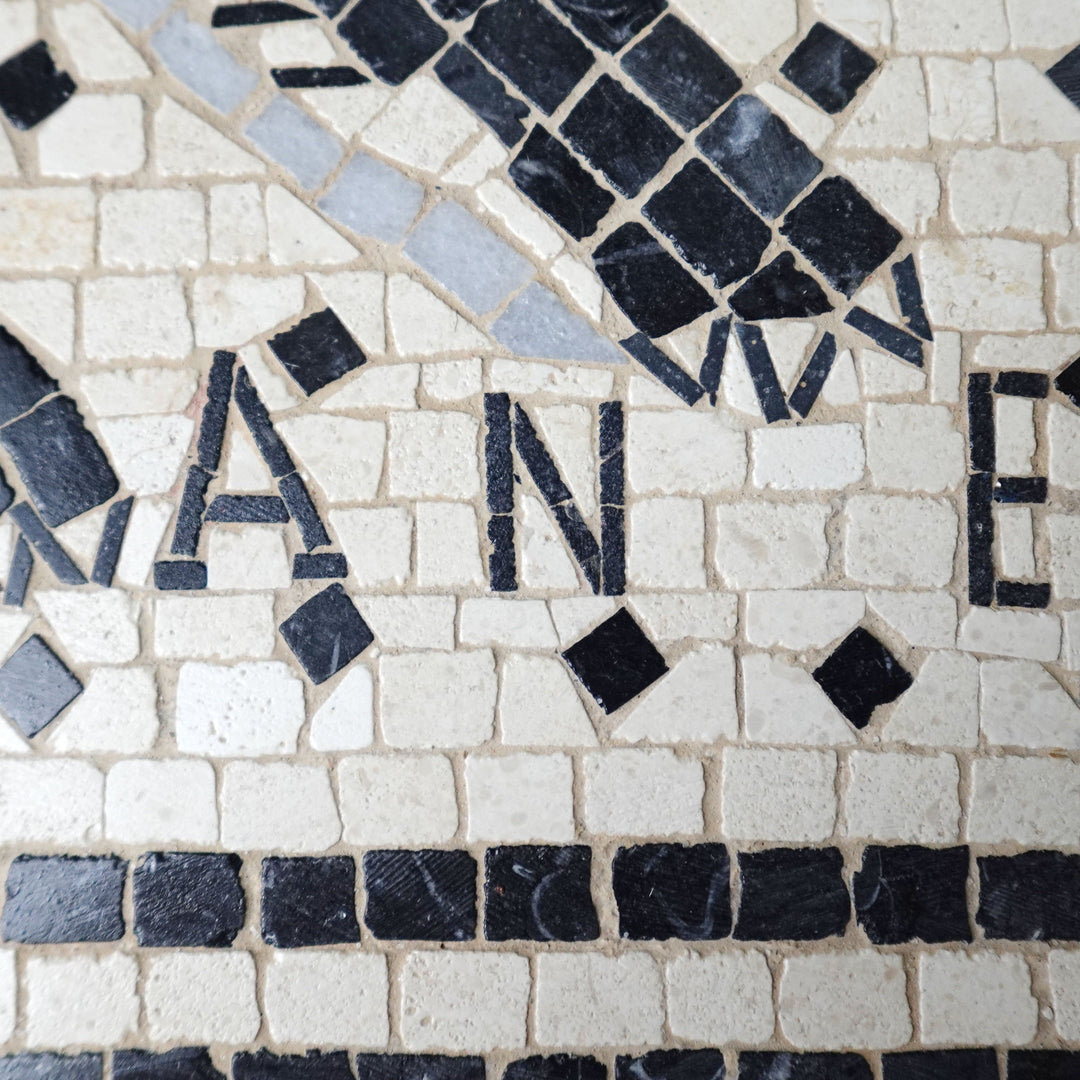 Cave Canem Marmor-Mosaik