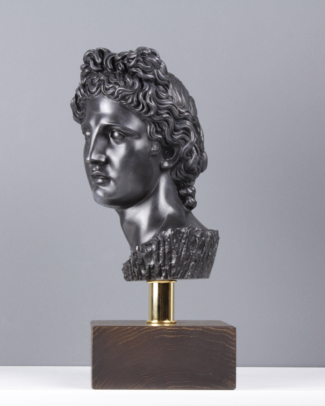 Büste des Apollon - Olympische Gott (Bronze)