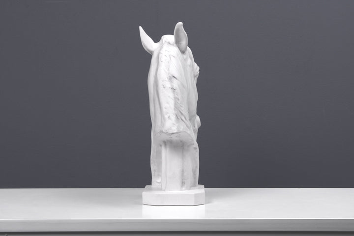 Pferdekopf Statue Büste eines Vollblutpferdes