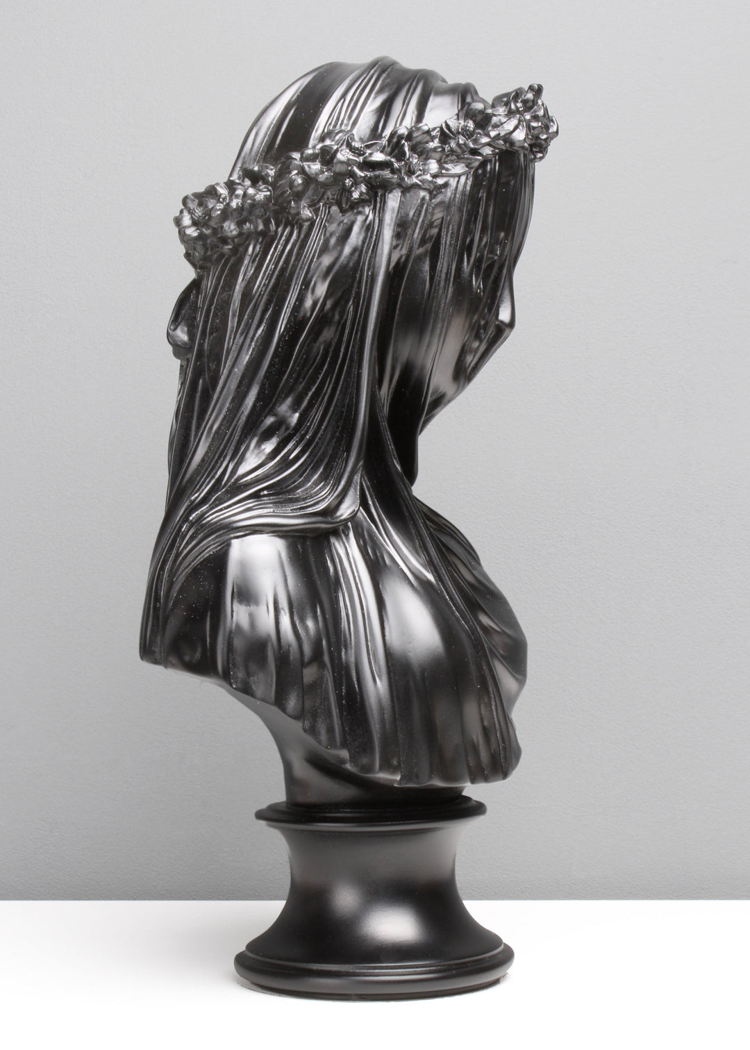 Verschleierte Dame Büste (Schwarz)