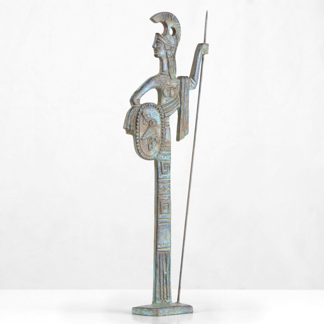 Athena Statue (Bronzefarben, Klein)