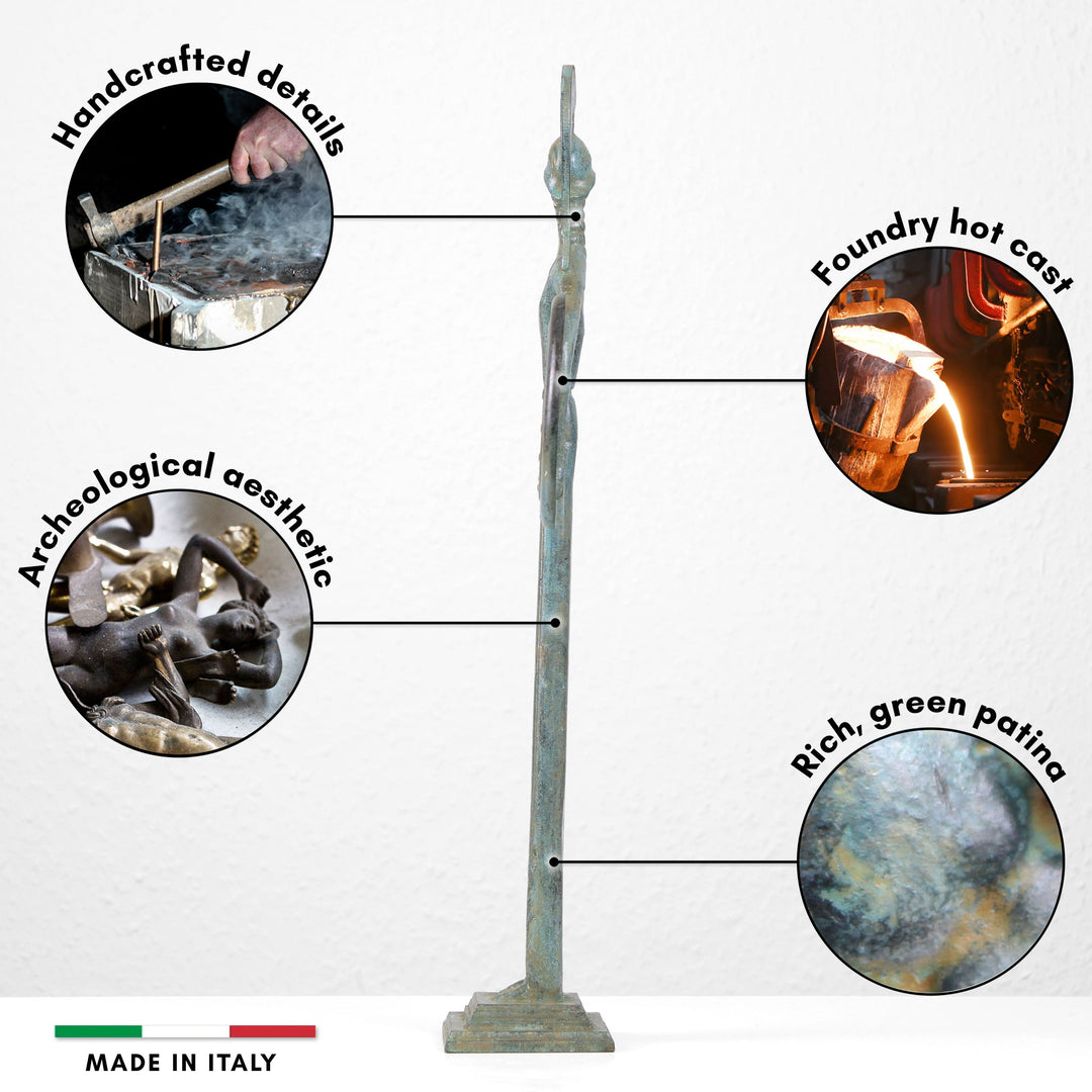 Athena Statue – Griechische Bronze Skulptur