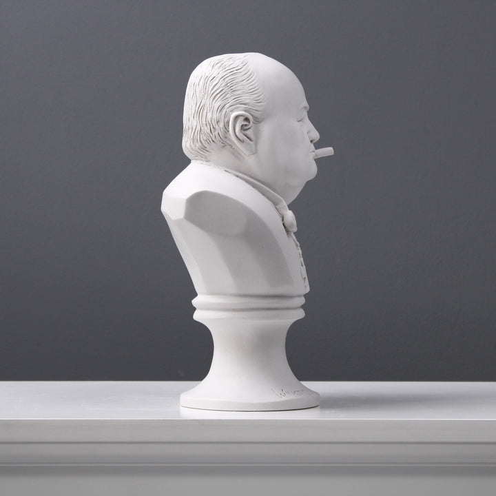 Winston Churchill Büste mit Zigarre