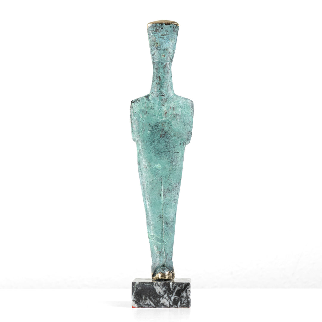 Kykladisches Idol (Messing Skulptur)