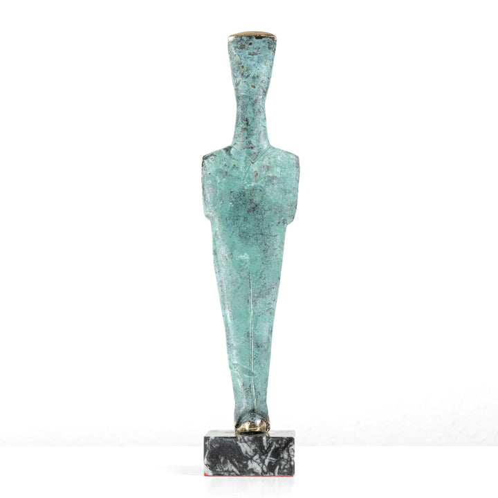 Kykladisches Idol (Messing Skulptur)