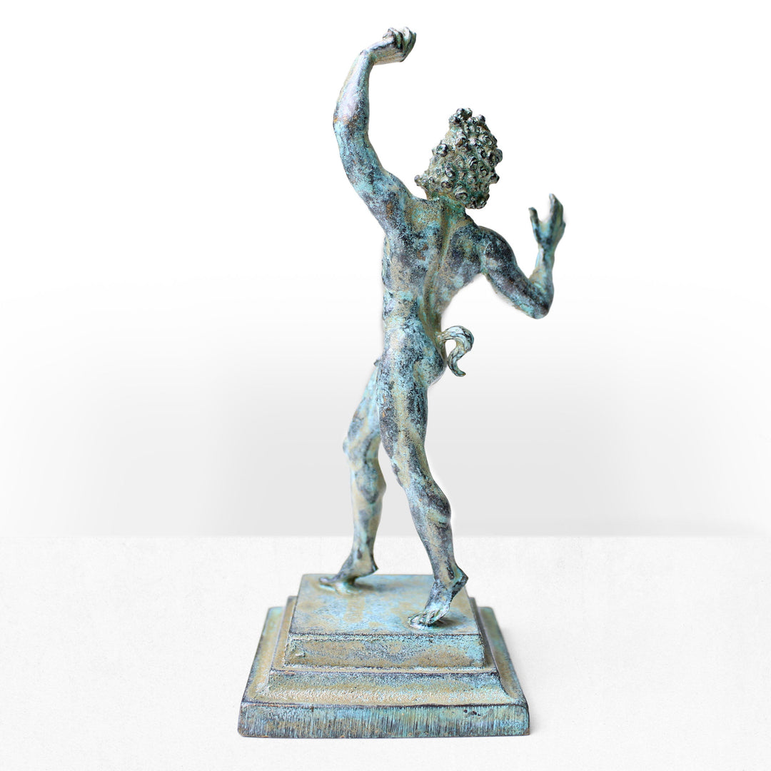 Tanzender Faun Statue (Bronze)
