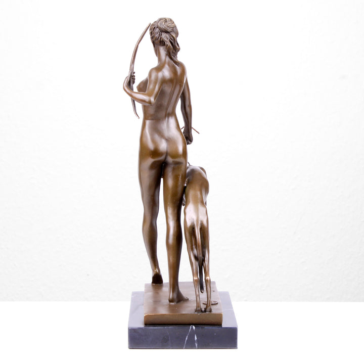Diana Statue (Bronze, Wachsguss)