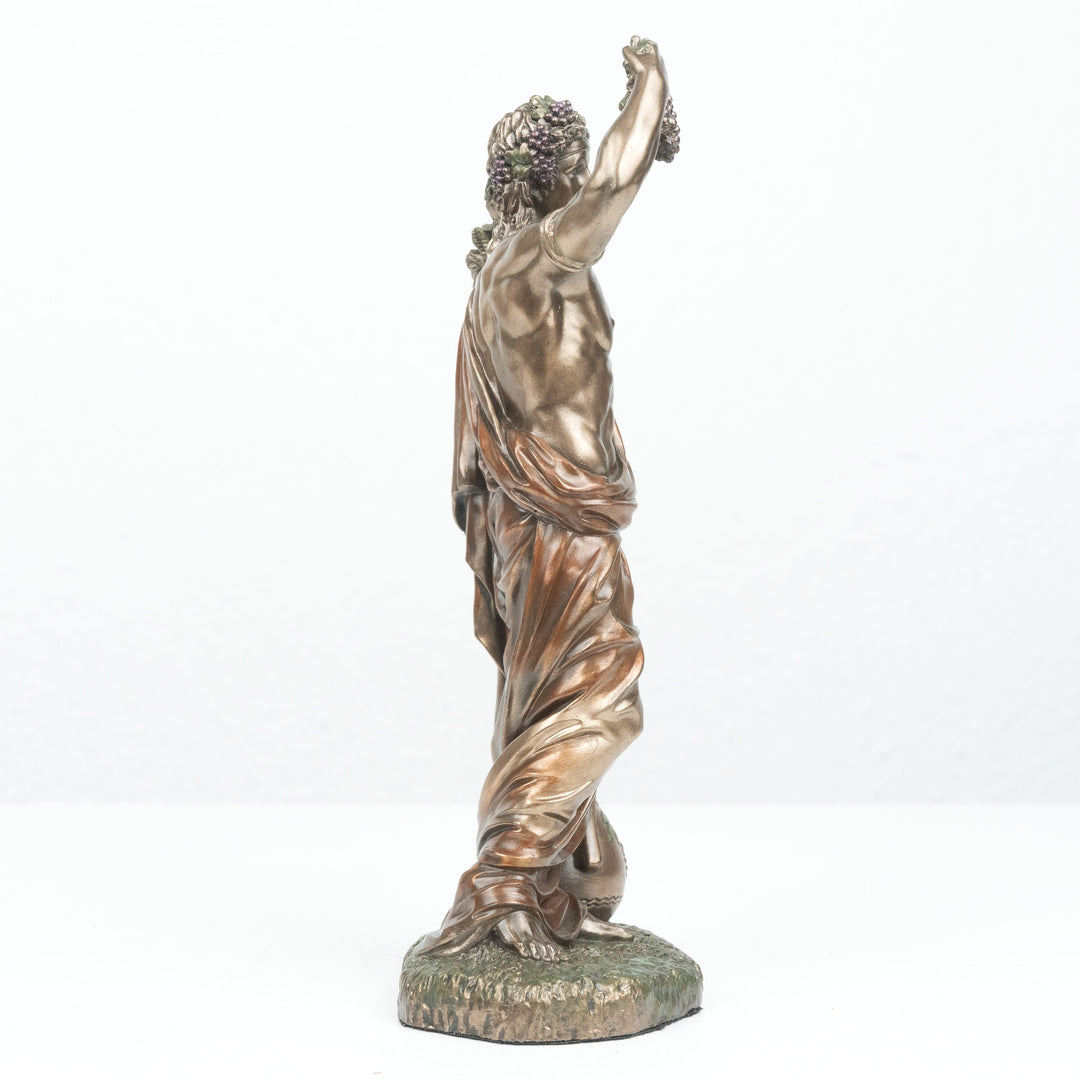 Dionysos Statue Griechischer Gott des Weines (Kaltguss-Bronze Skulptur)