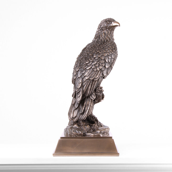 Adler (Bronzierte Skulptur aus Kunstharz)