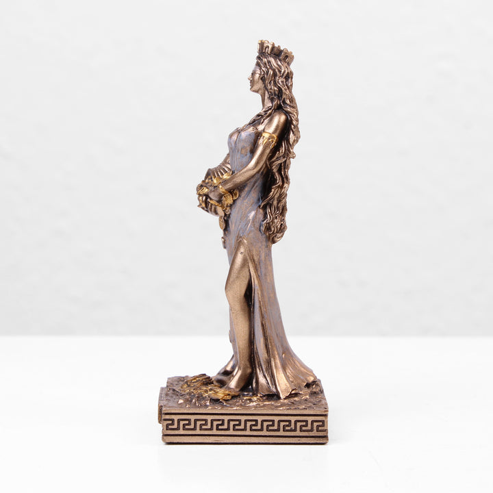 Fortuna Griechische Goettin Statue (Kaltguss-Bronze Skulptur)