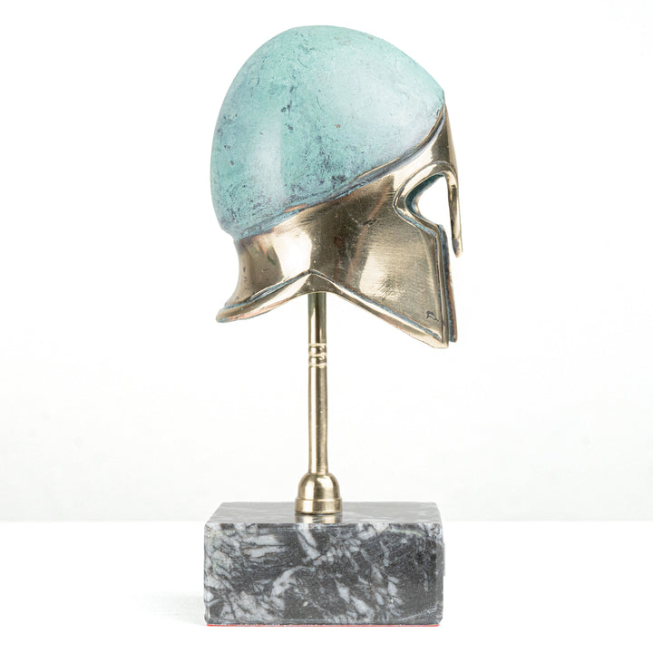 Griechischer Helm – Klassischer korinthischer Typ (Messing Skulptur)