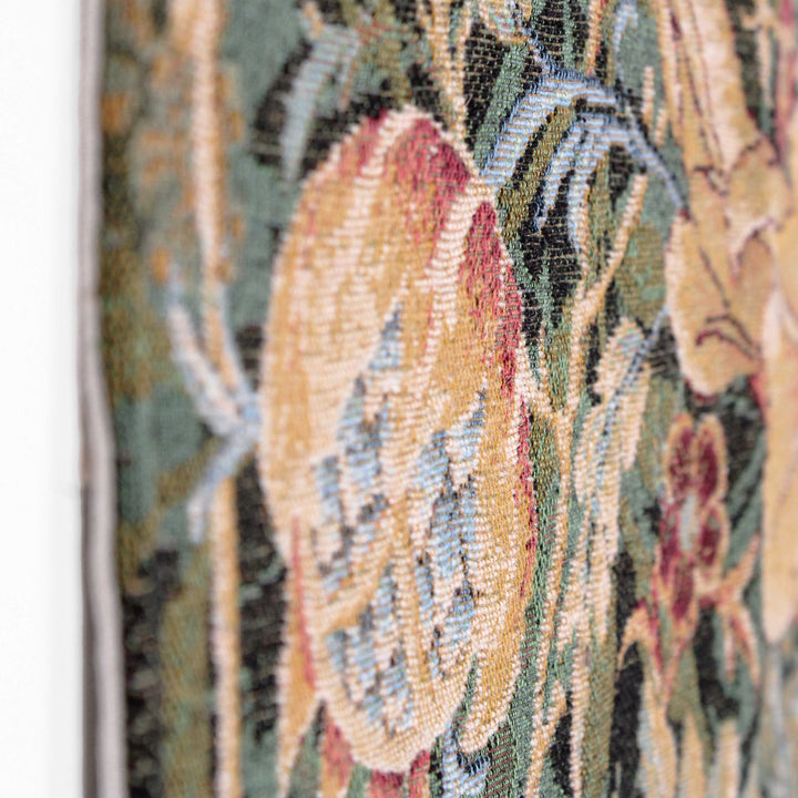 Grüner Akanthus – Gobelin Wandteppich (Jacquard gewebt)