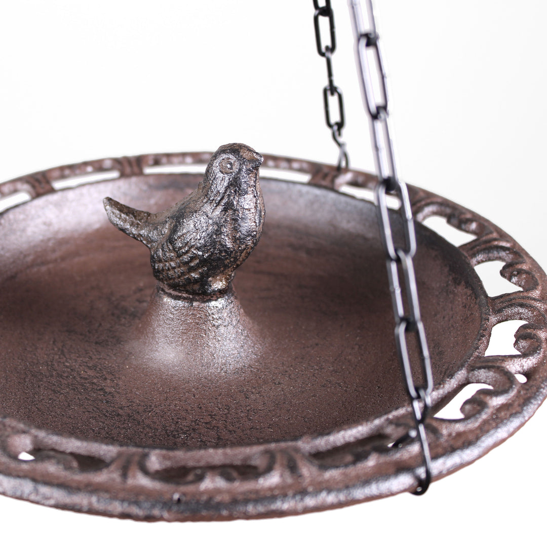 Hängende Vogeltränke aus Gusseisen