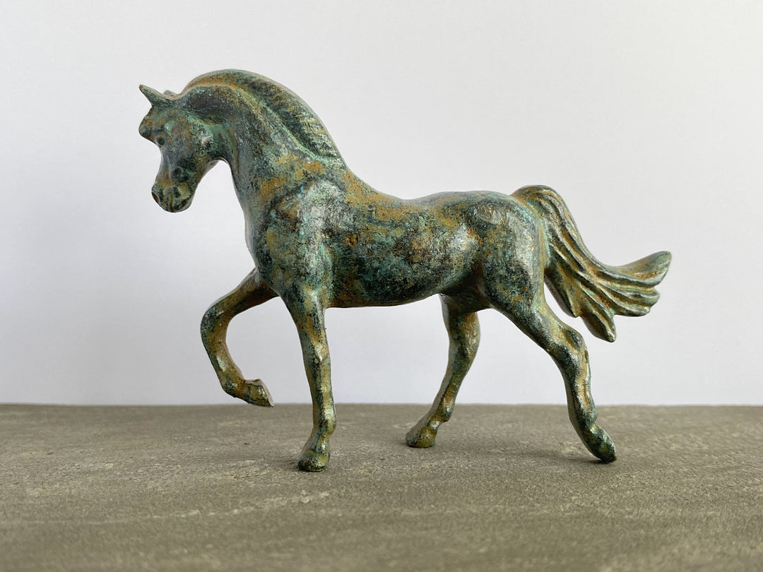 Pferd Statue (Bronze, Klein)