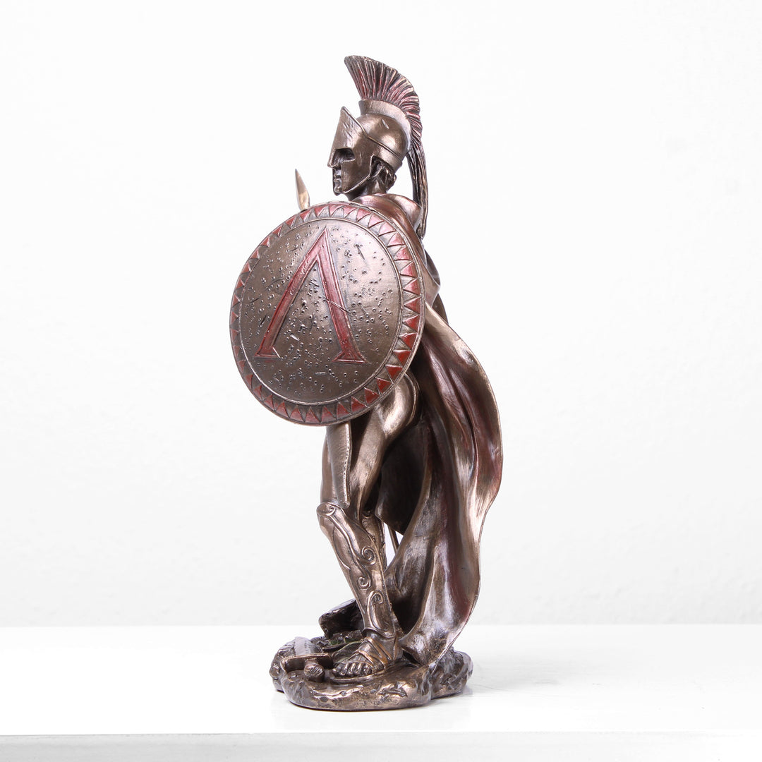 Leonidas (Bronzierte Skulptur aus Kunstharz)