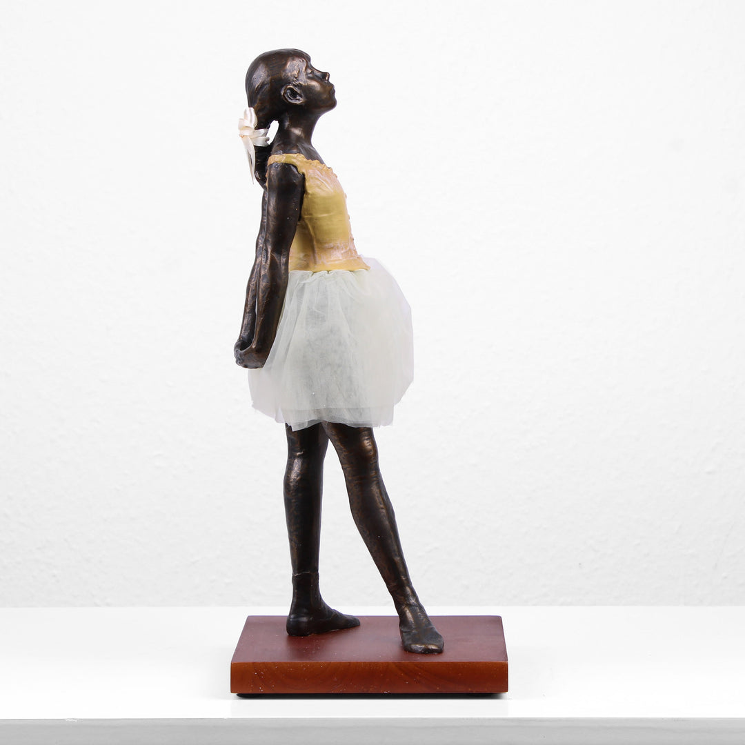 Große Tänzerin Skulptur (Bronzierte Statue aus Kunstharz)