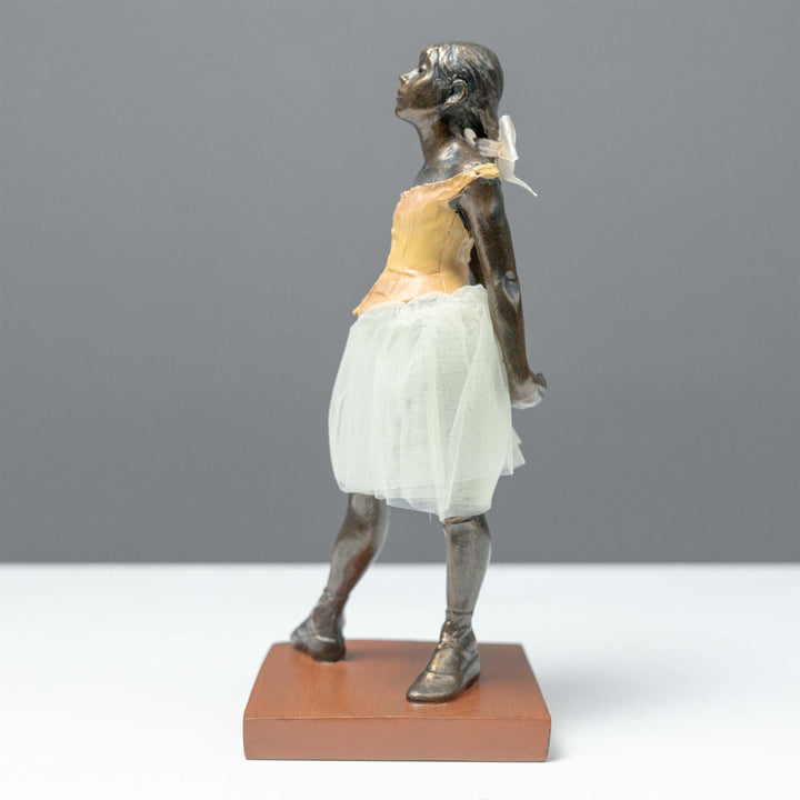 Kleine Tänzerin Statue (Bronzierte Skulptur aus Kunstharz)