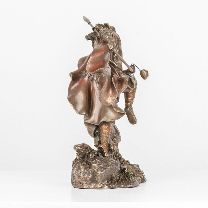 Lugh Statue — Keltischer Gott des Geschicks und der Meisterschaft (Kaltgussbronze-Skulptur)