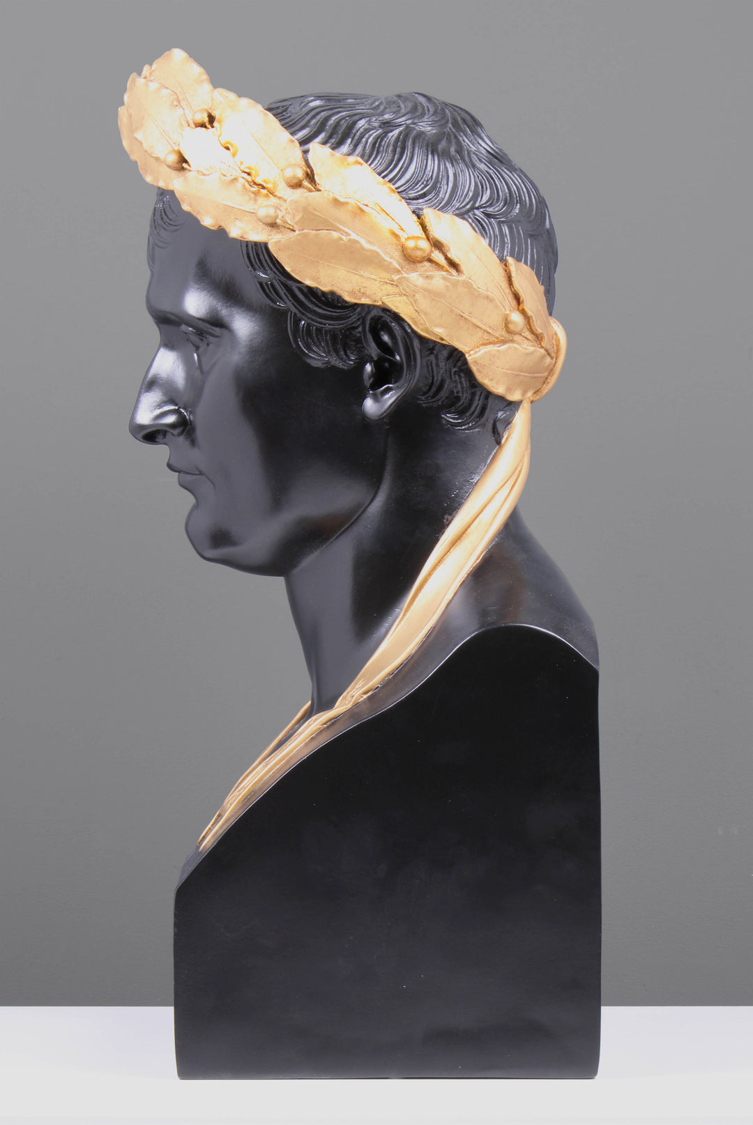 Napoleon als Caesar Büste (Schwarz und Vergoldet)
