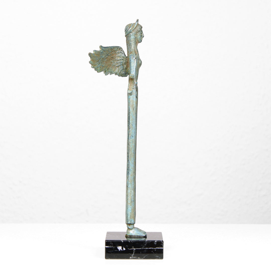 Nike Göttin Statue – Griechische Bronze Skulptur
