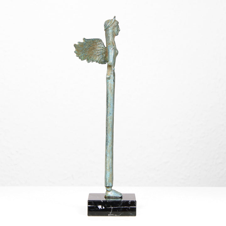 Nike Göttin Statue – Griechische Bronze Skulptur
