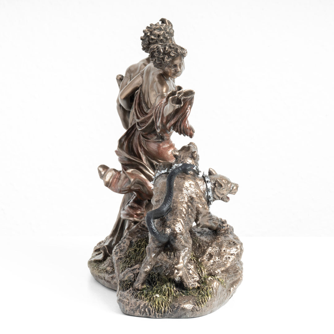 Orpheus und Eurydike Statue – Flucht aus der Unterwelt (Bronzierte Skulptur aus Kunstharz)