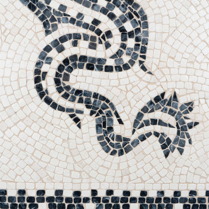 Meereskentaur (Ichthyokentaur) Marmor-Mosaik