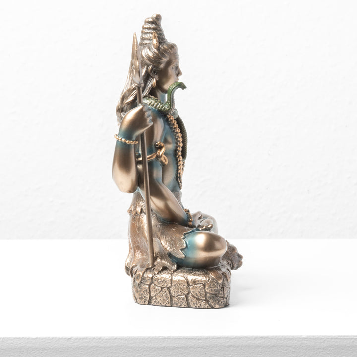 Shiva Indischer Gott Skulptur (Kaltguss-Bronze)