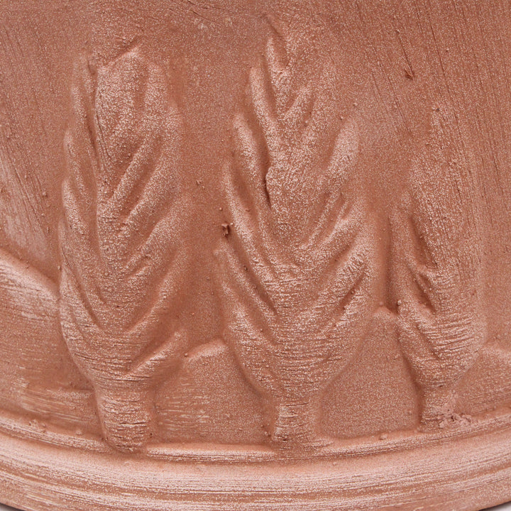 Kleine Runde Terrakotta Vase