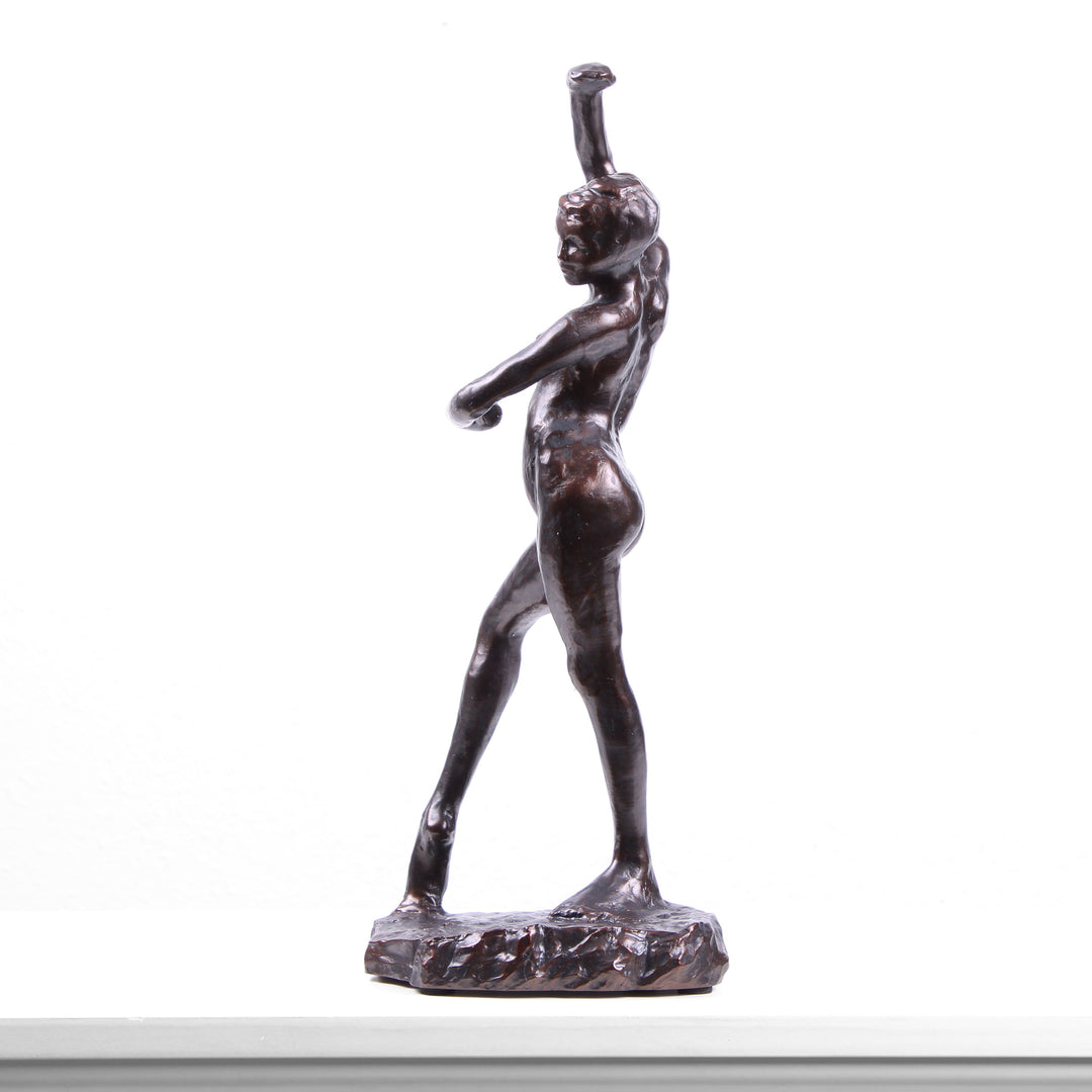 Spanischer Tanz Statue – Bronzierte Skulptur aus Kunstharz