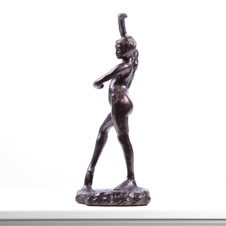 Spanischer Tanz Statue – Bronzierte Skulptur aus Kunstharz