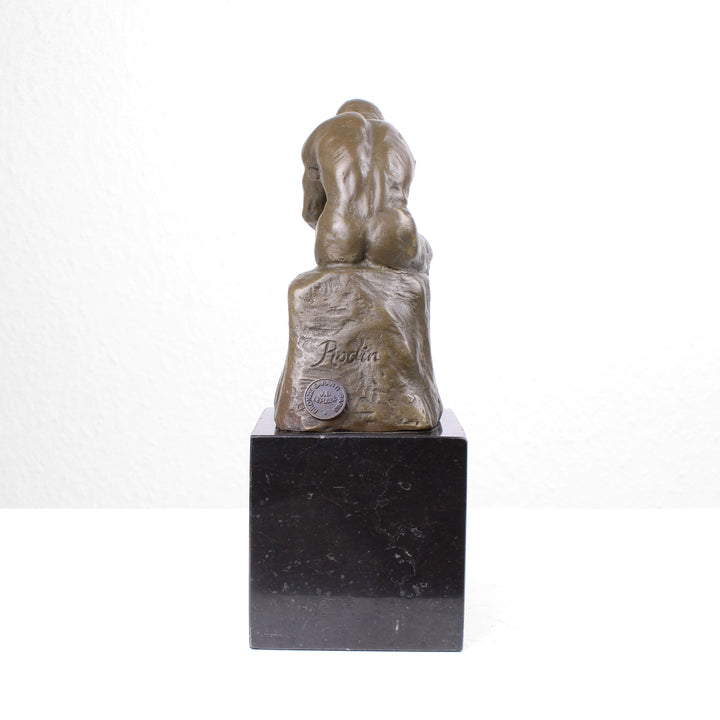 Der Denker – Skulptur nach Rodin (Bronze, Wachsguss)