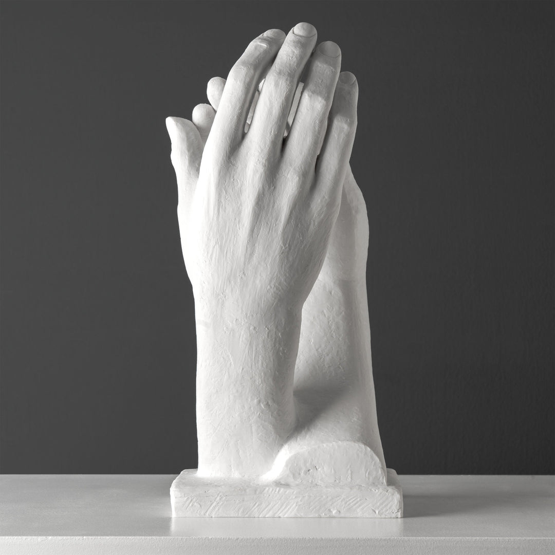 Statue der Kathedralenhand von Rodin (Gross, Weiss)