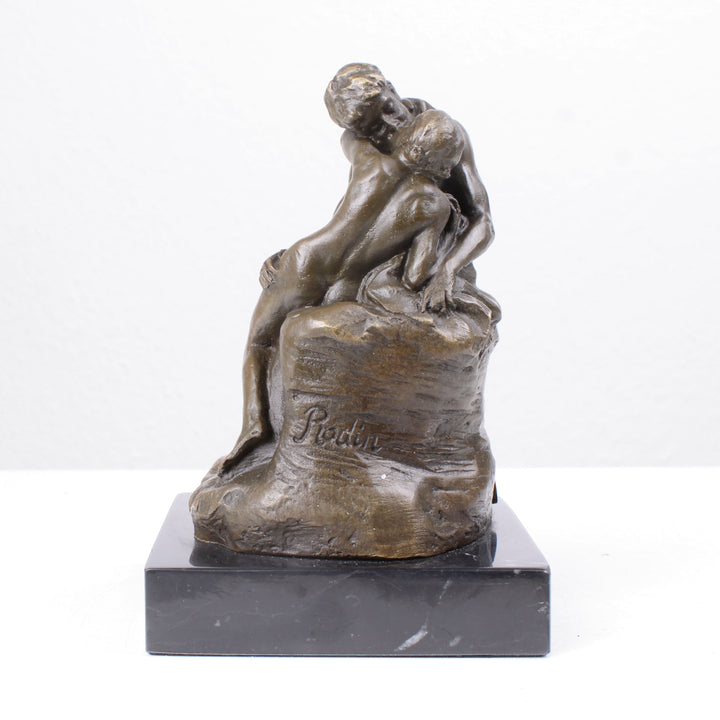 Die Liebenden – Skulptur nach Rodin (Bronze, Wachsguss)