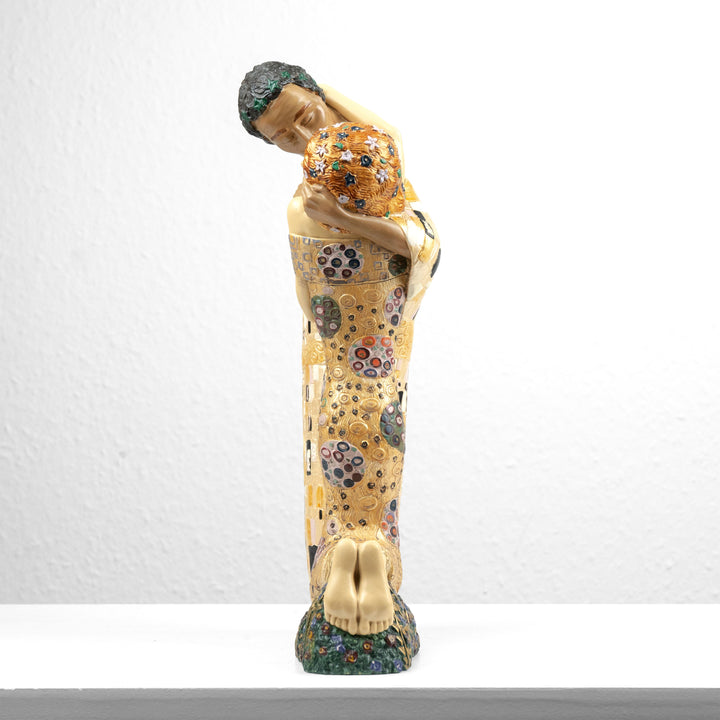 Der Kuss Skulptur von Klimt (Groß, Liebespaar Statue)