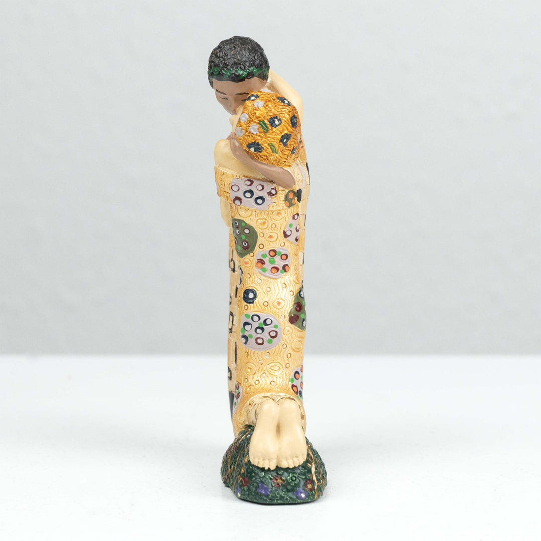 Der Kuss Skulptur von Klimt (Klein, Liebespaar Statue)