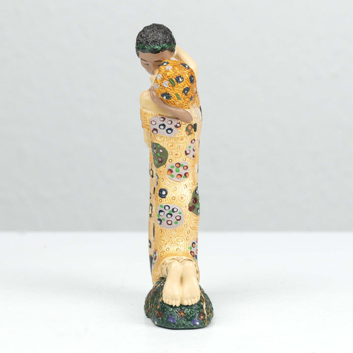 Der Kuss Skulptur von Klimt (Klein, Liebespaar Statue)