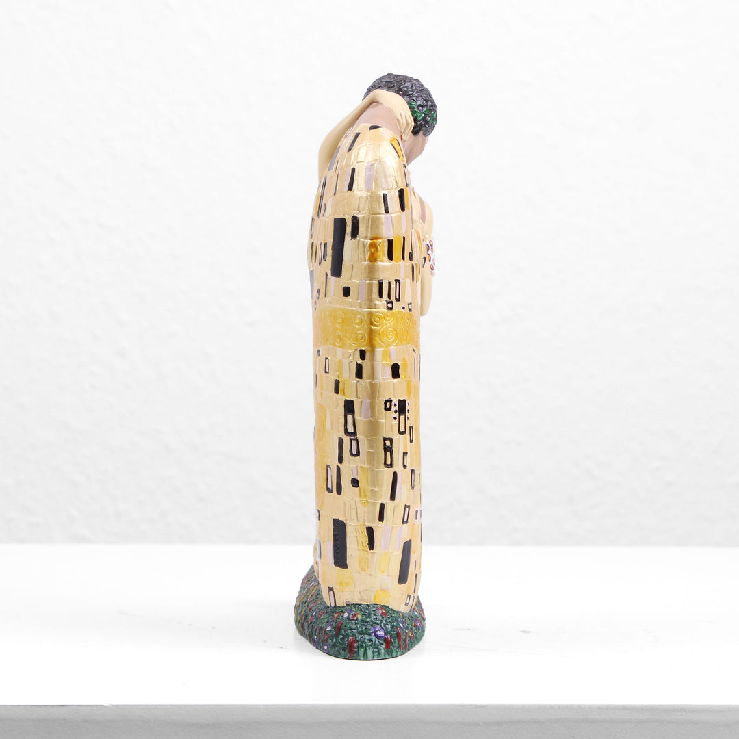 Der Kuss Skulptur von Klimt (Liebespaar Statue)