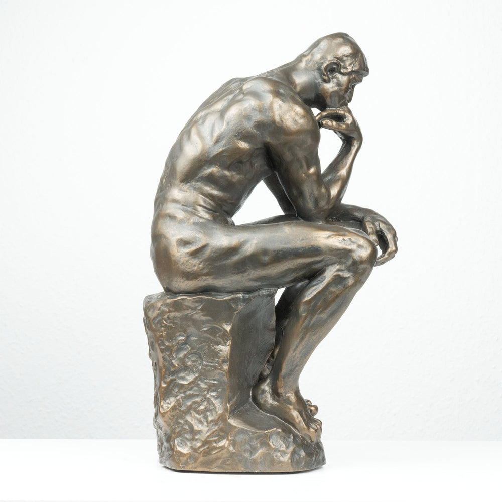 Der Denker Skulptur von Rodin (Groß, Bronzierte Skulptur aus Kunstharz)
