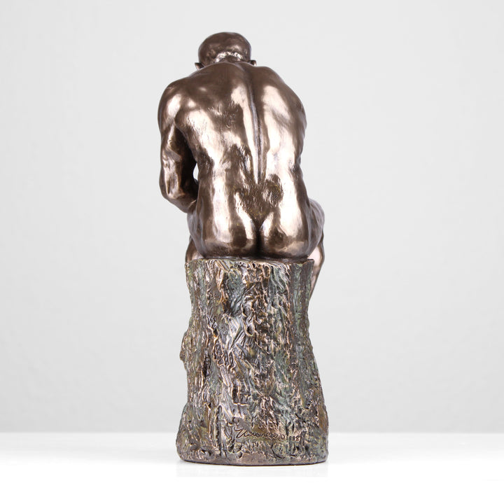 Der Denker von Rodin (Bronzierte Skulptur aus Kunstharz)