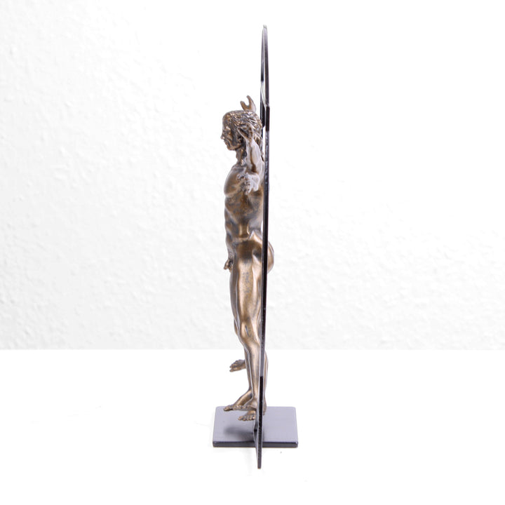 Der vitruvianische Mensch Skulptur (Körper Statue von Da Vinci)