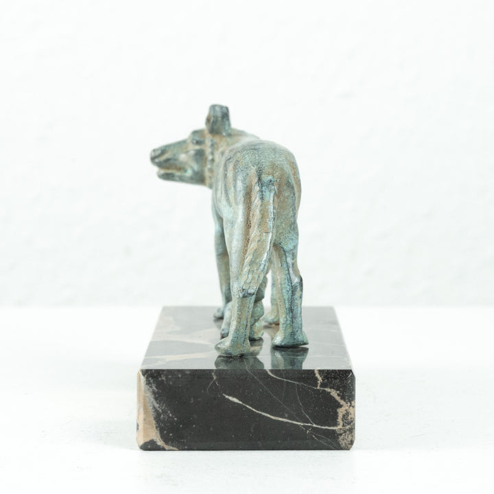 Römische Wölfin Statue (Bronze) mit Romulus und Remus