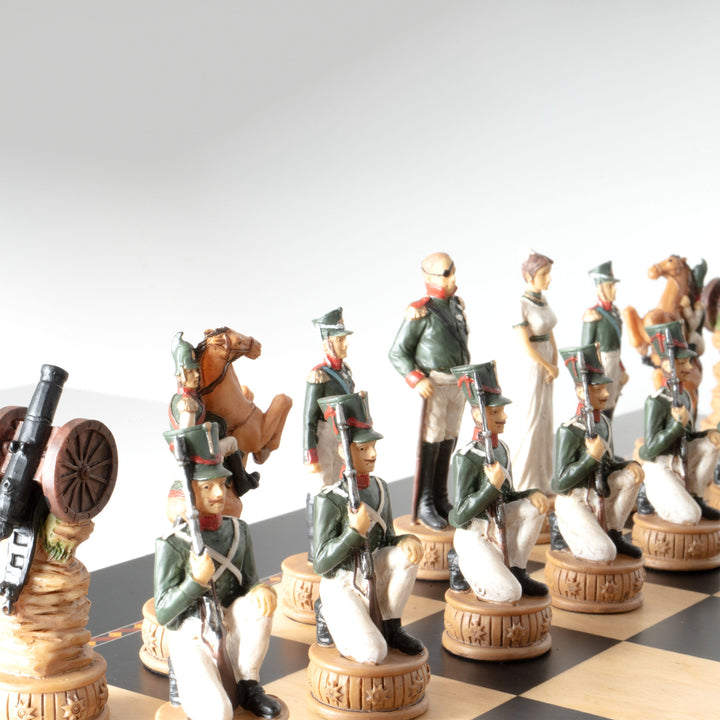 Themenschachspiel Napoleon vs Russen