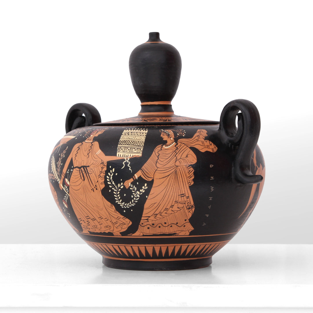 Antike griechische rotfigurige Fontaniera Vase