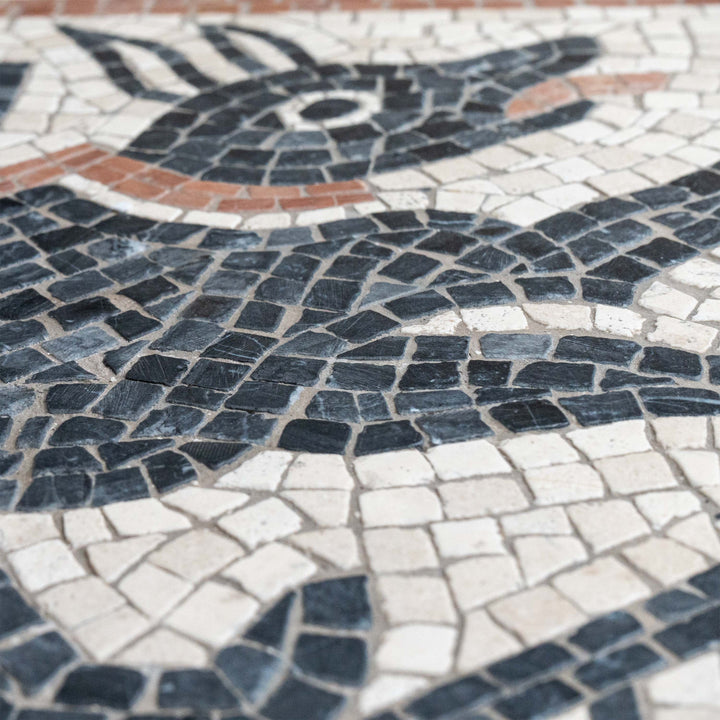 Cave Canem Marmor-Mosaik